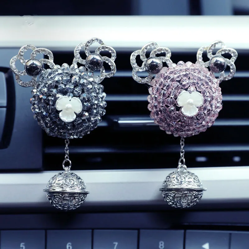 

Fashion handmade rabbit Ornaments Car Vents Perfume Clip Air Freshener Automobile Interior Fragrance Decoration