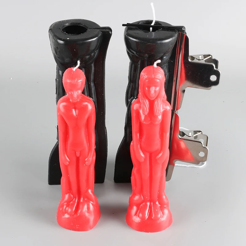 Fashion Diy Human Shape Body Candle Molds Form For Candles Magic Male