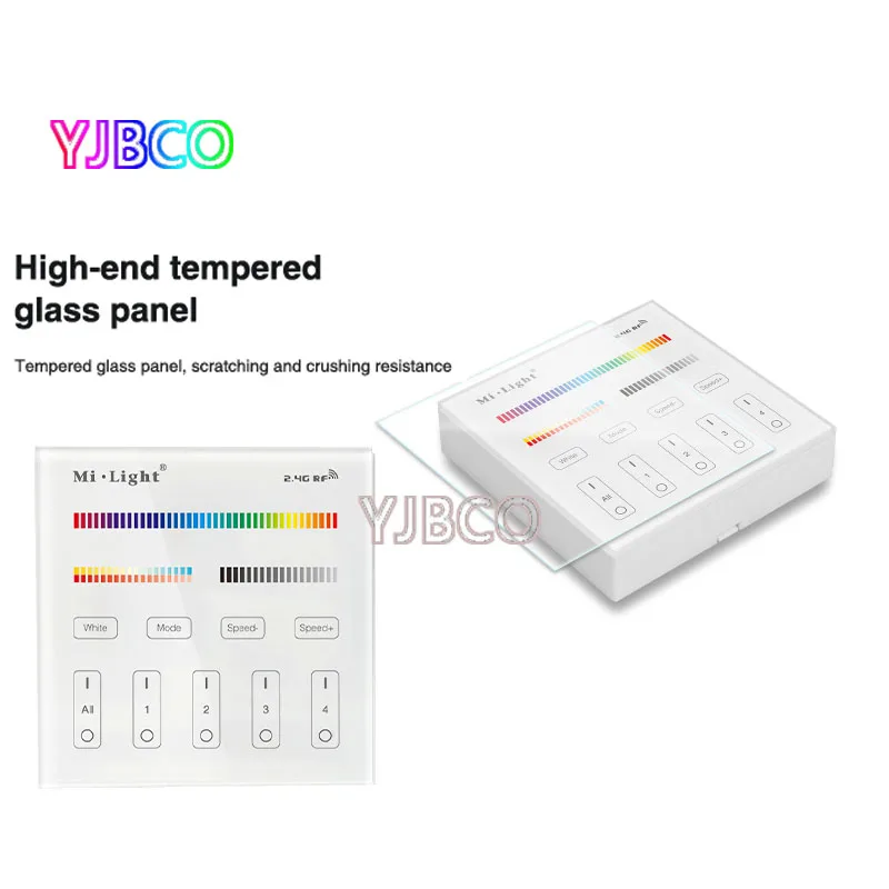 

B4 Milight 4-Zone RGBW RGB RGBW+CCT Smart Panel Remote Controller for led strip lights lamp bulb led tape