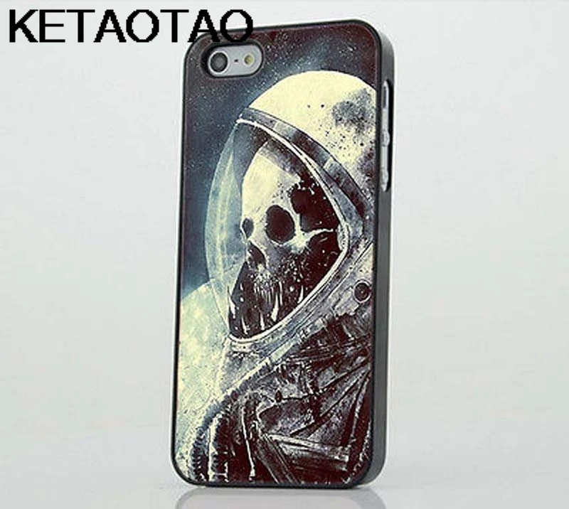 Хаки KETAOTAO Каратель Череп Телефон чехол s для iPhone 4S SE 5C 5S 6S 7 8 SE X Plus XR XS Max Чехол Мягкий ТПУ резиновый силиконовый - Цвет: Хаки
