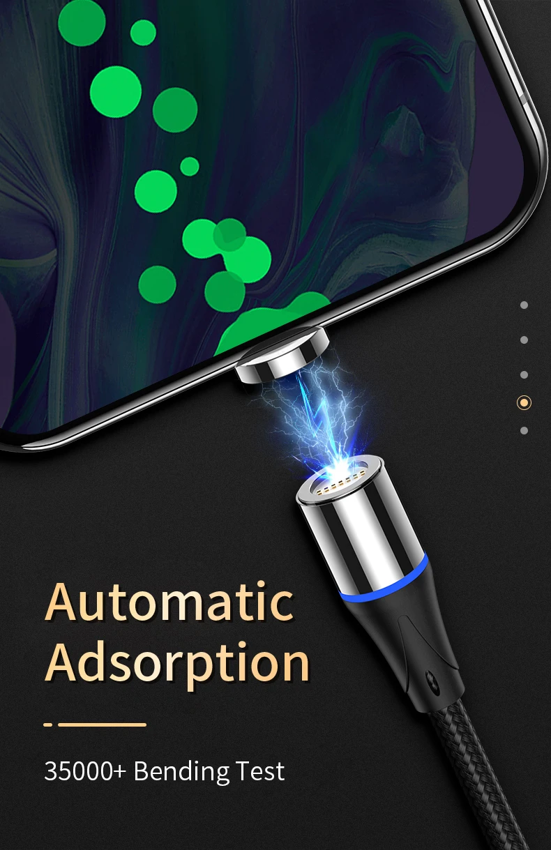1 м Магнитная Быстрая зарядка для type-C Micro USB интерфейсный кабель для iPhone 11 samsung мобильный телефон кабель магнит зарядное устройство провод шнур