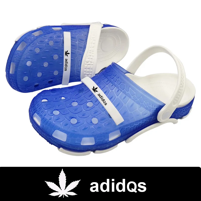 Тапочки Adidase с кленовыми листьями женская обувь вырезами пляжная для сада Nikec Crocse