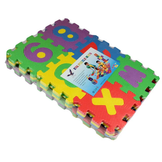 36pcs Children's Letter Floor Mat Children's Literacy Letter Game Mat Baby Soft Foam Puzzle Mat Baby Early Education Toy 2