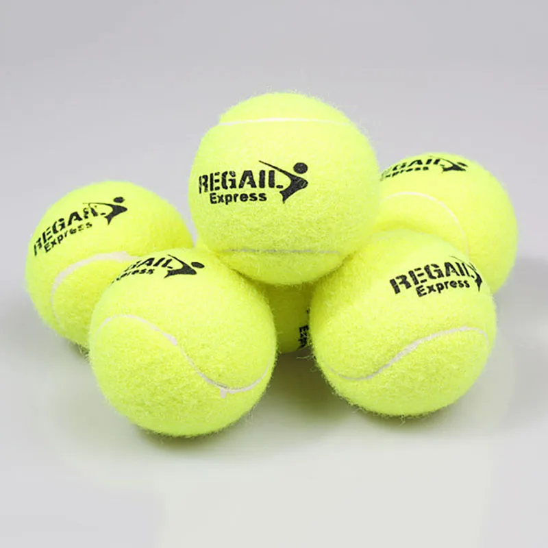 

3/6pcs Standard Pressure Training Tennis Balls High Quality Synthetic Fiber Rubber For Team Sports Children Adult Training Ball