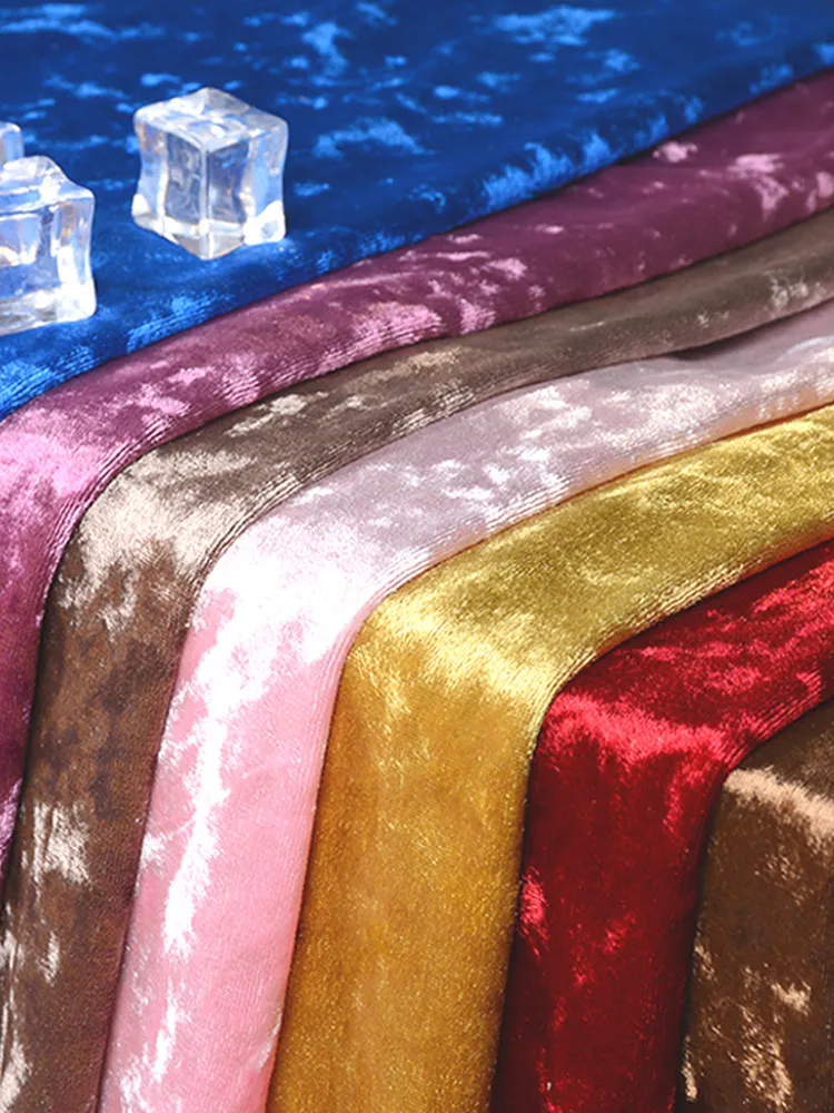 Новая Золотая Бархатная ткань Алмазная блестящая фланелевая утолщенная эластичная бархатная одежда ткань диванная подушка одежда ткань для творчества