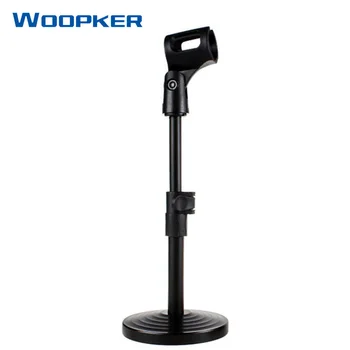 

Desk Microphone Stand with Adjustable hose and Clips Table Mic Stands Holders Bracket for Concert Studio