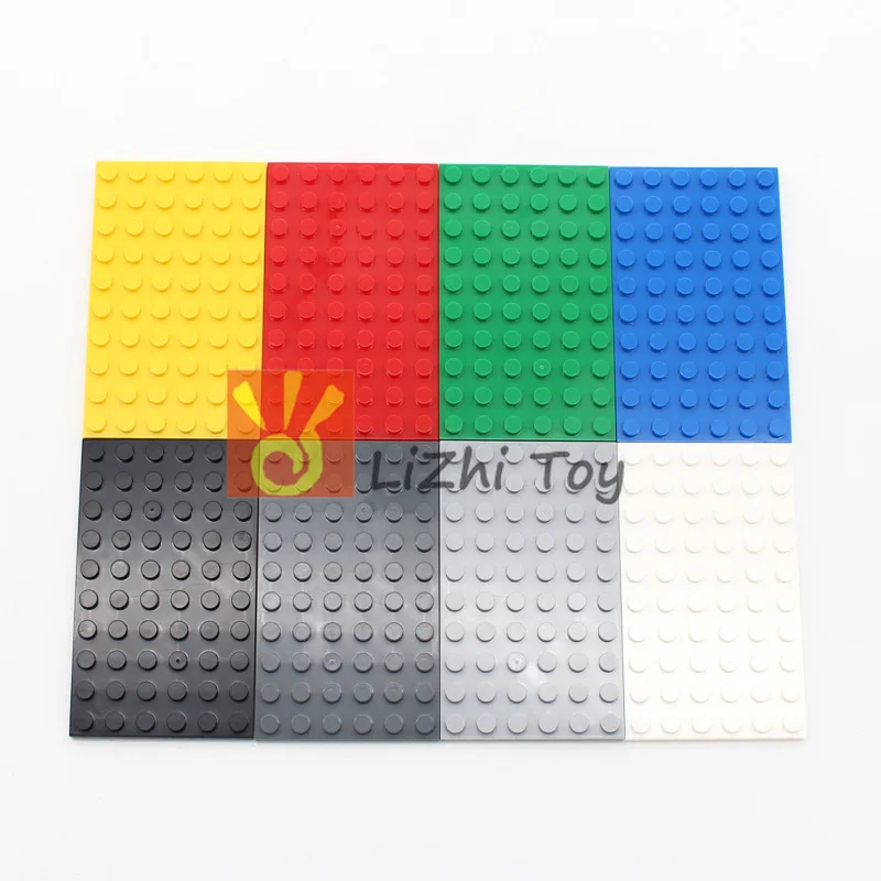 Детали MOC для кирпича 3033 пластина 6x10 Классическая деталь сделай сам развивающий