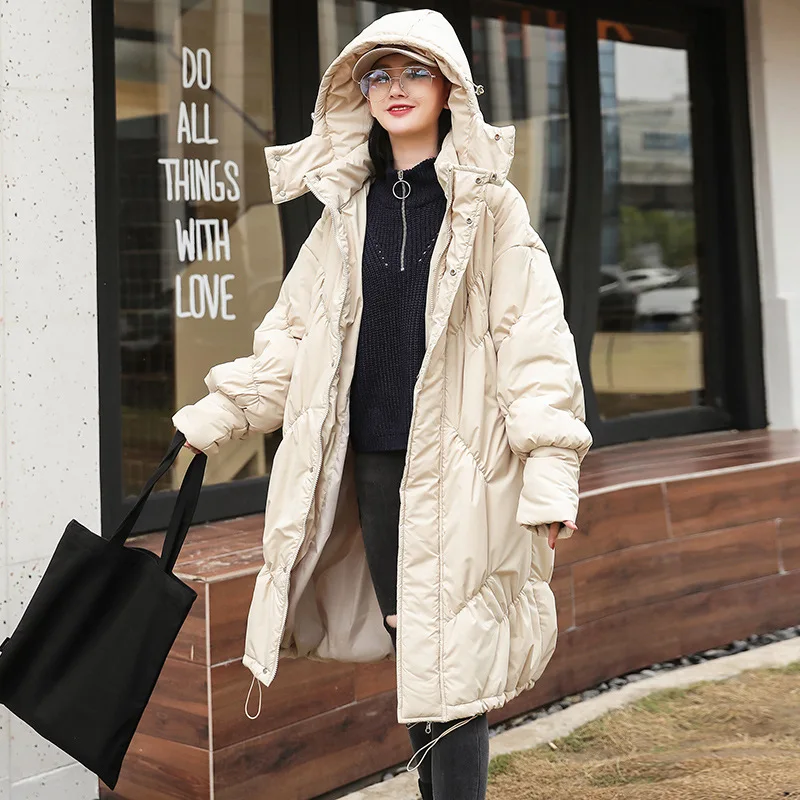 

300 250 Fat Mm Fat Extra-large Special Plus-sized Winter Code WOMEN'S Dress Mid-length down Jacket Cotton-padded Clothes Cotton-