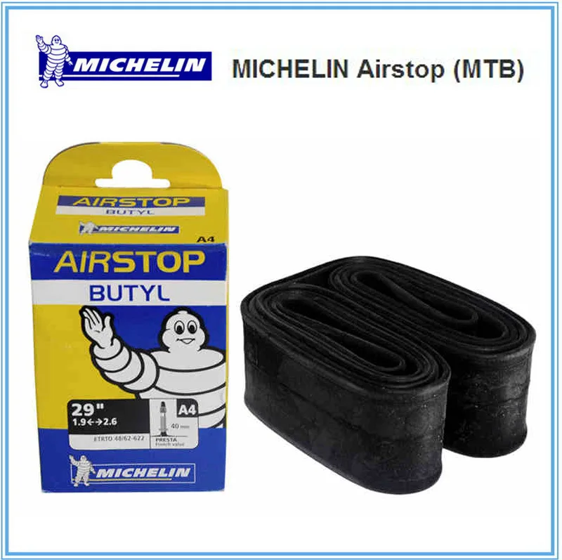 Велосипедная внутренняя трубка Michelin airstop Law горлышко 29X1. 9-2. Шины для горного велосипеда Michelin 125/26