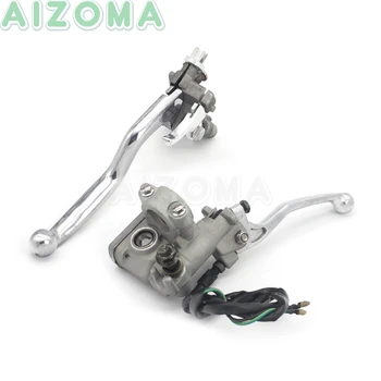 

Motorcycle 22mm Hydraulic Brake Master Cylinder Perch Levers Cable Clutch For Honda CR 125R/250R/500R CRF 150/250/450 R X 96-20