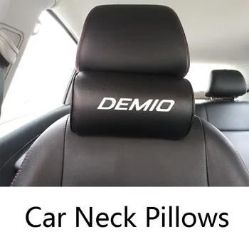 

Comfortable Car Neck Pillows for Mazda Demio PU Leather Car Head Support Pad Auto Headrest