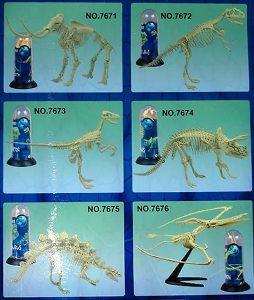 DIY динозавр Fossil Mammut T-Rex Стегозавр 4D собранная каркасная модель динозавра игрушка