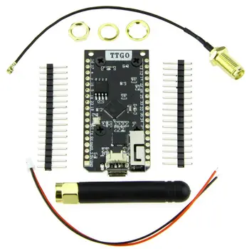 

2pcs LORA32 868/915Mhz ESP-32 Development Board LoRa OLED Blue Display Bluetooth