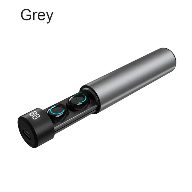 2 Q19 Mini fone de ouvido, bluetooth наушники, беспроводные наушники-вкладыши, бинауральные звонки, цифровая гарнитура, дисплей, Hi-Fi стерео - Цвет: 2