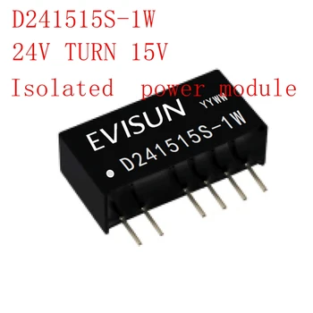 

2PCS/LOT Isolated Power Module D241515S-1W Dual Isolated Dual Output Positive 15V 24V Conversion+15V and+15V