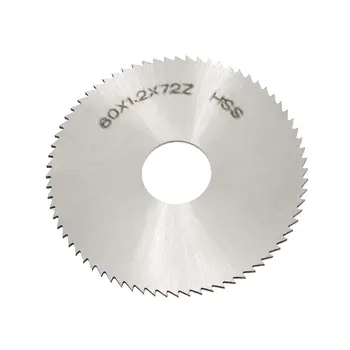 

uxcell 60mm OD 1.2mm Thickness 72T HSS Circular Slitting Saw