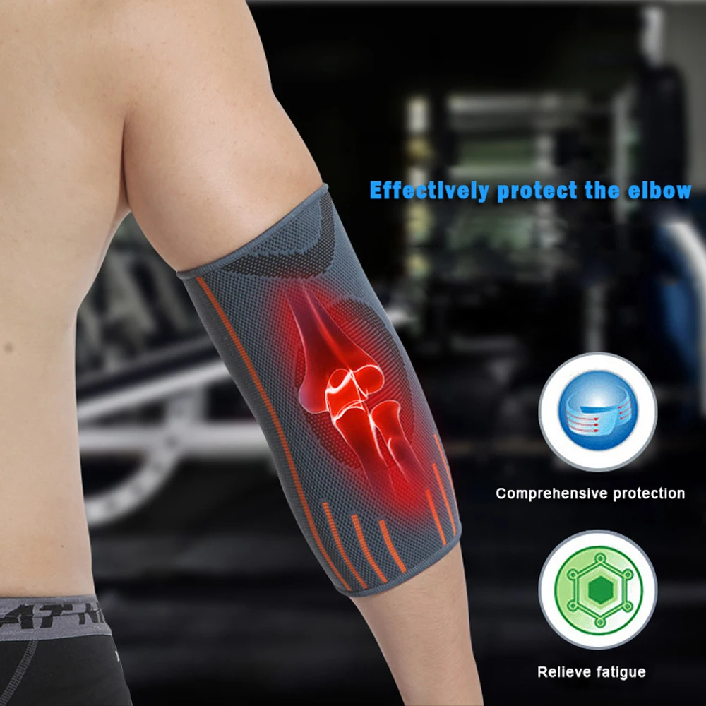 Tcare 1 PC Elbow Brace Compression Support Sleeve for Tendonitis Tennis Golfers Elbow Treatment Arthritis Workouts Weightlifting
