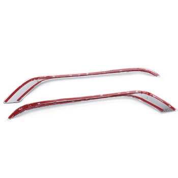 

2 Pcs Chrome Car Front Fog Light Lamp Cover Trim L9BC