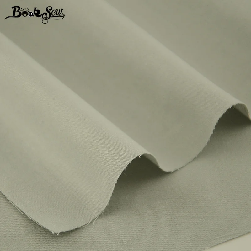 Booksew 100% Cotton Fabric White Color Telas Por Metro Home Textile Material Bedsheet Cloth DIY Quilting Tecido Baby Dress Tissu
