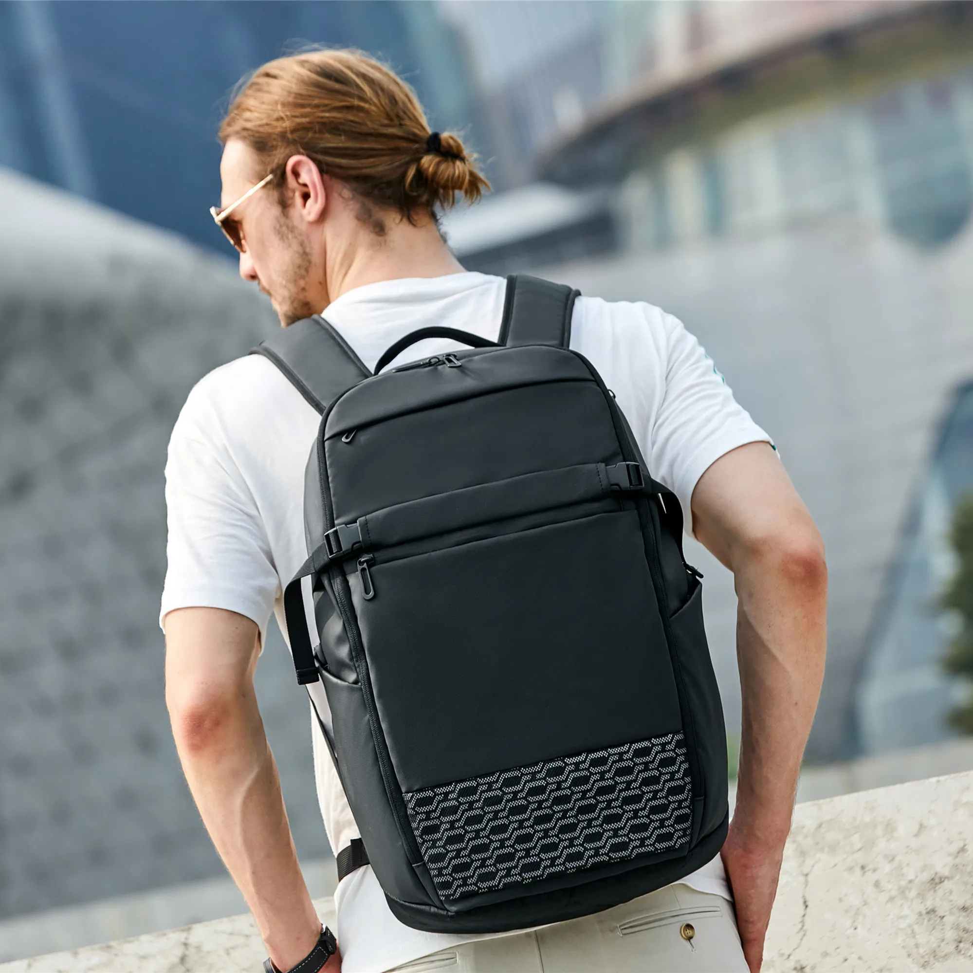 

atinfor Large Capacity Multi-function Anti-theft 17-inch Laptop Backpack Men Waterproof Travel Backpack Wet Pocket