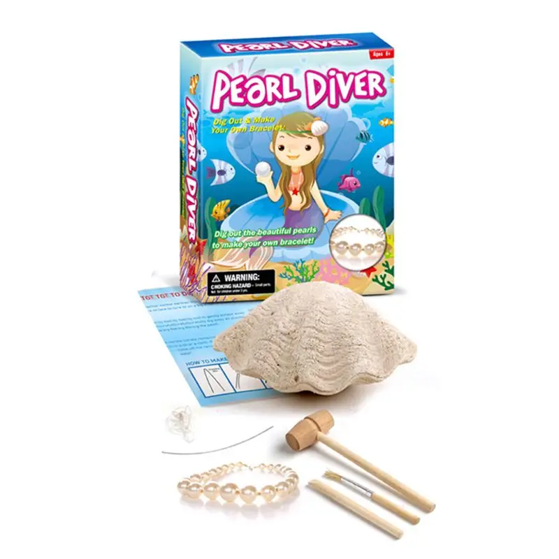 Морские раковины и раковины Dig Kit Stem игрушки для 7 лет подарки для 7 лет =