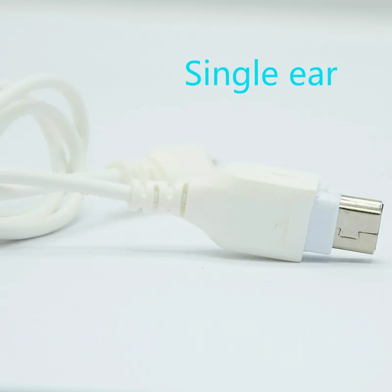 Карманный слуховой аппарат 2 Pin USB кабель провод+ приемник Siemens качества для Siemens Карманный слуховой аппарат DHP/MP - Цвет: single ear cable