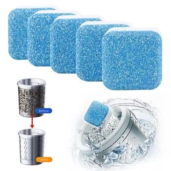 

1/5/10/20pcs Detergent Washing Machine Tank Cleaning Piece Descaling Effervescent Tablets Effective Descaling Drop Shipping