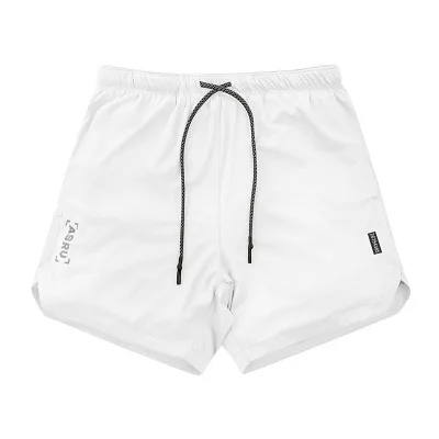There is no lining Летние мужские Jogges спортивные фитнес-плотно Беговые брюки для спортзала, беговые штаны, быстросохнущие Поддельные 2 в 1 леггинсы мужские брюки длиной до щиколотки - Цвет: There is no lining