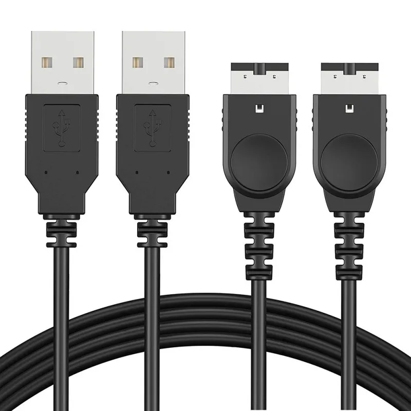 1 шт., 1,2 м, черный usb кабель для зарядки, кабель для зарядки, совместимый с/SP/GBA/GameBoy/nintendo/DS/для NDS