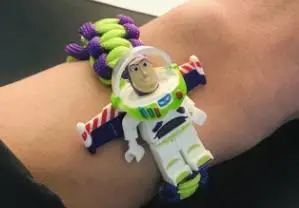 1 История игрушек 4 Buzz Lightyear woody aliens браслет Мстители Железный человек Капитан Америка строительный блок браслет Минифигурка Подарочная игрушка - Окраска металла: 1