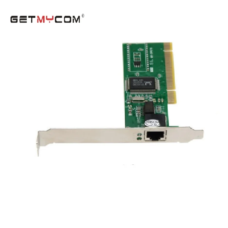 Getmycom Оригинальный Новый 10/100 Мбит/с NIC RJ45 RTL8139D сетевая PCI-карта адаптер f |