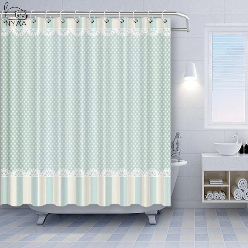 Vixm Shabby Chic Shower Curtain Traditional Old Fashioned Vertical
