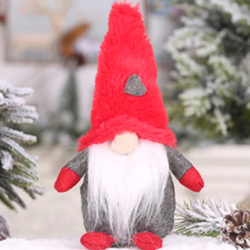 Рождественский Санта-Клаус, игрушка для куклы, красивые узоры, подарочные украшения для дерева