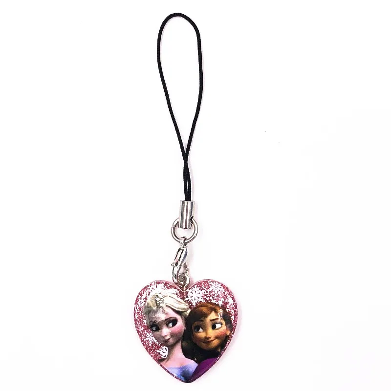 1Pcs Cartoon Lovely Princess Elsa Key Chains Resin Keychain key Holder