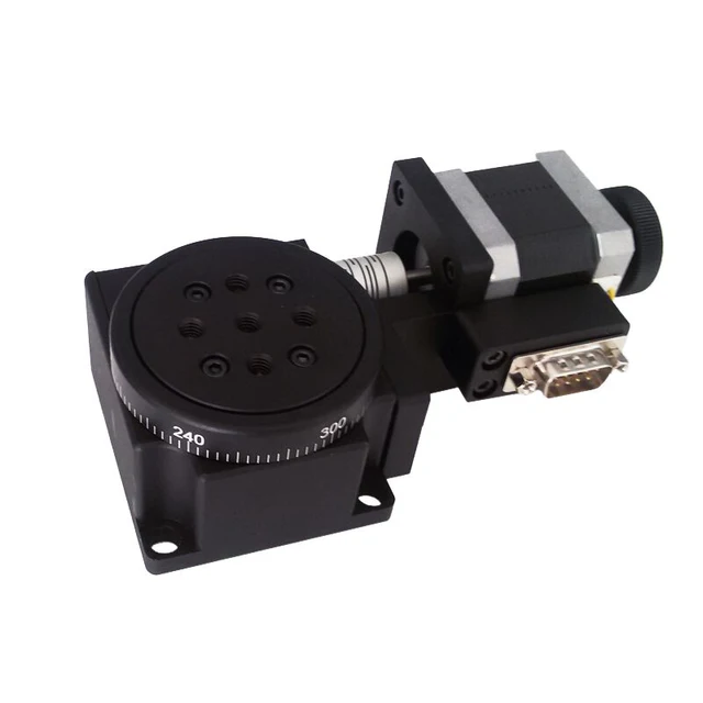 Px110-60 Elektromos Forgó Táblázat 360 Fokos Szög Beállító Forgóasztal - Image 4
