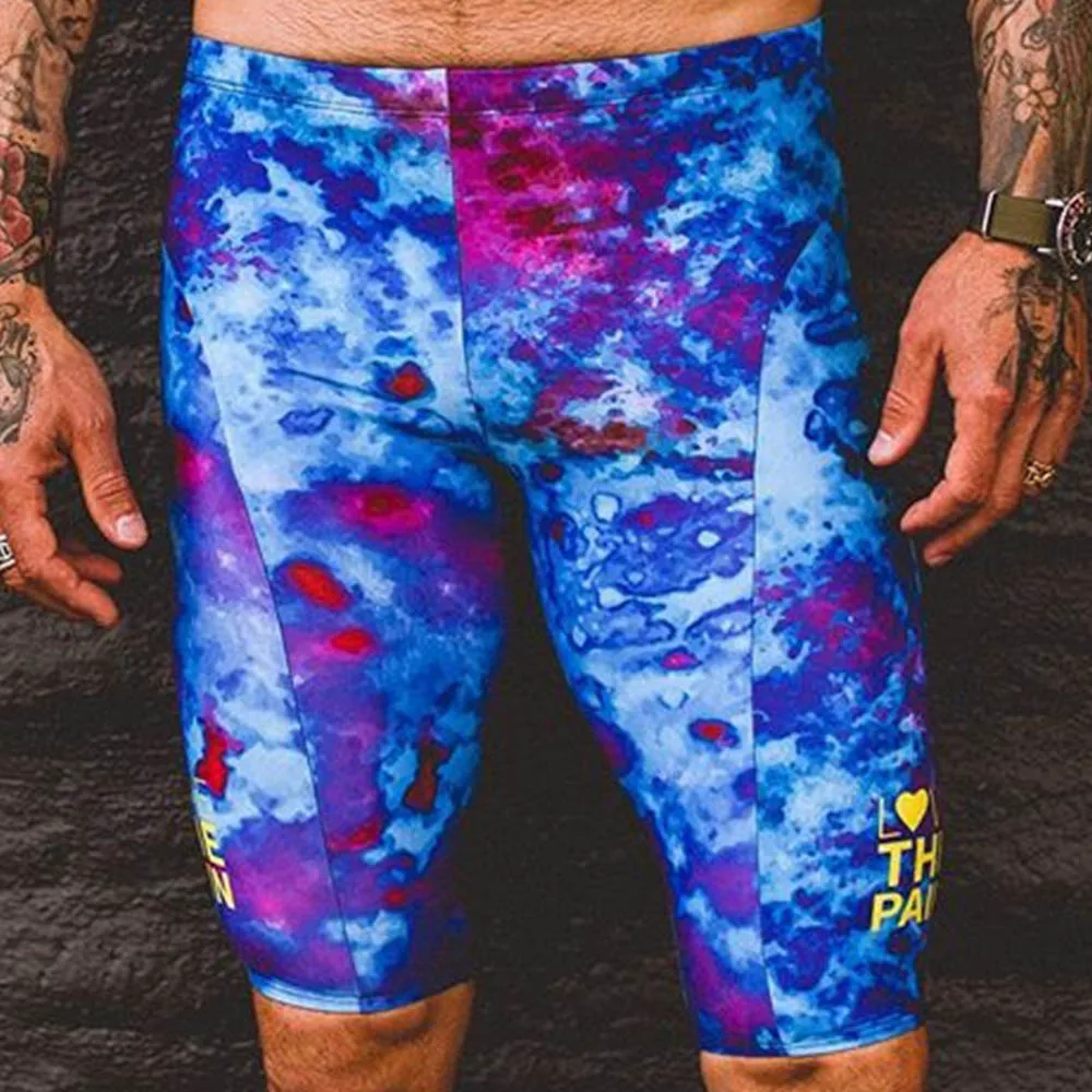 shorts Love the pain велосипедные шорты с лямками, лайкра, брюки, ciclismo, hombre, штаны, bretele, мужской велоспорт, Бермуды, шорты - Цвет: shorts