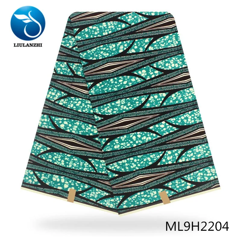 LIULANZHI африканские Анкара воск ткань принт платье шитье хлопок Голландский Настоящий Воск 6 ярдов Анкара tissu ML9H2191-2207