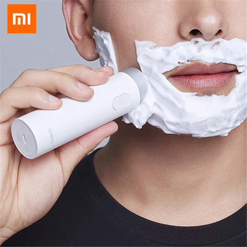 Xiaomi Smate бритва трехлистная внутренняя режущая головка гибкий нож чистая бритва низкий уровень шума Влажная и сухая USB портотивная Зарядка для бритвы