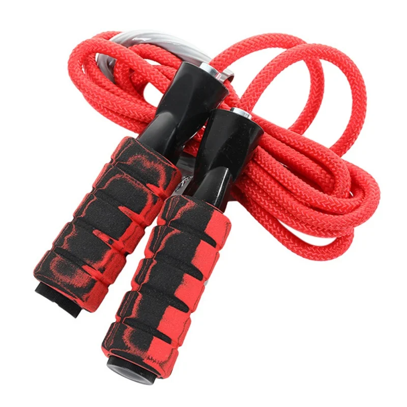 

Indoor Training Gym Exerciser Skipping Ropes Weavon Rope Jumping Ropes Adjustable Fast Speed Handle For Fitness