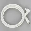 White RF single Coax Cable TV RF cable 1m 1.5m 2m RCA Coaxial 1pc Antenna Aerial Lead Cable Male to Male ► Photo 3/6