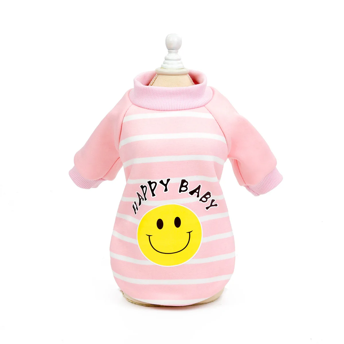 Cute Smiley Printed Dog Vests Yellow Blue Pink Colors Pet Sweater Small and Medium Dog Puppy Clothes New Pet Vests Autumn