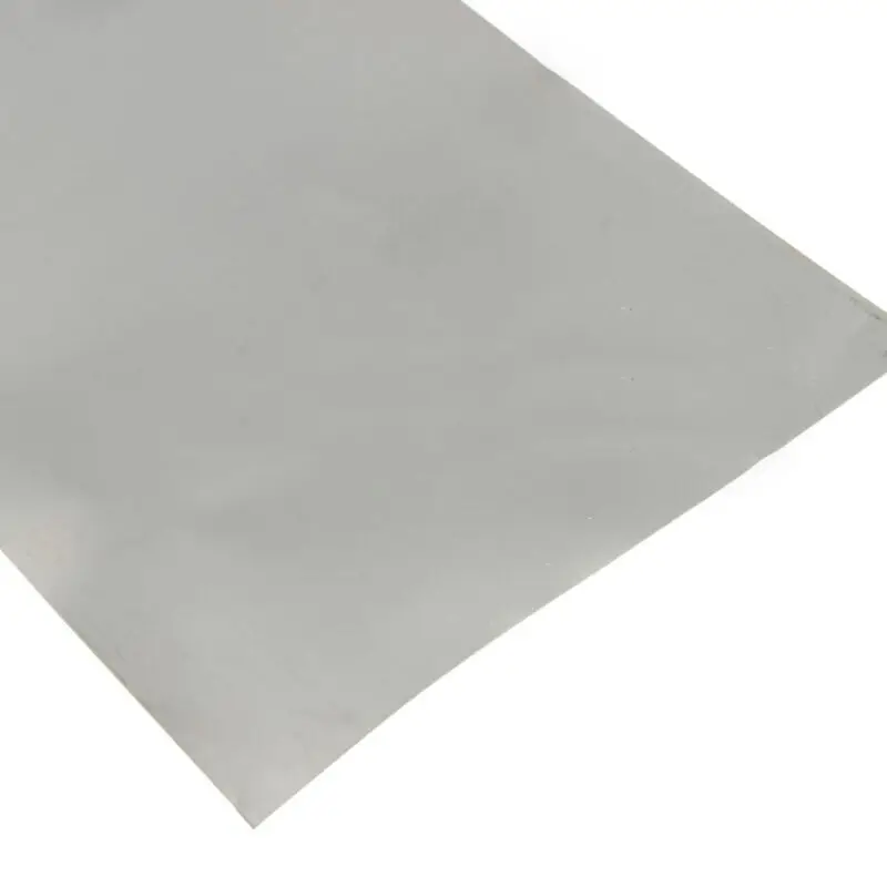 Titanium Foil 0.1mm thickness 100/200 MMTi Thin Sheet Length 300 / 500 / 1000 mm Gr2 titanium foil titanium plate sheet