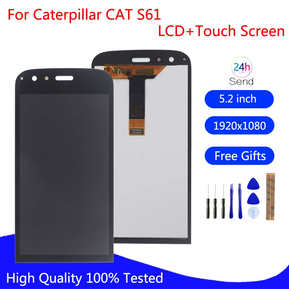 

For Caterpillar CAT S61 LCD Display Touch Screen Mobile Repari Parts For Caterpillar CAT S61 Screen LCD Display Free Tools