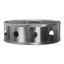 1 шт., теплый чай из нержавеющей стали, Круглый, кофе, молоко, чай, кемпинг, предметы для дома, подогрев кофе с чайным освещением, держатель для чайника