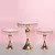 Type 1 2 2 Chapado en oro arte postre Decoration pastel Soporte redondo boda cumpleavienos fiesta пьедестал для кексов pantalla plato decoración - Цвет: Type 1 2 2