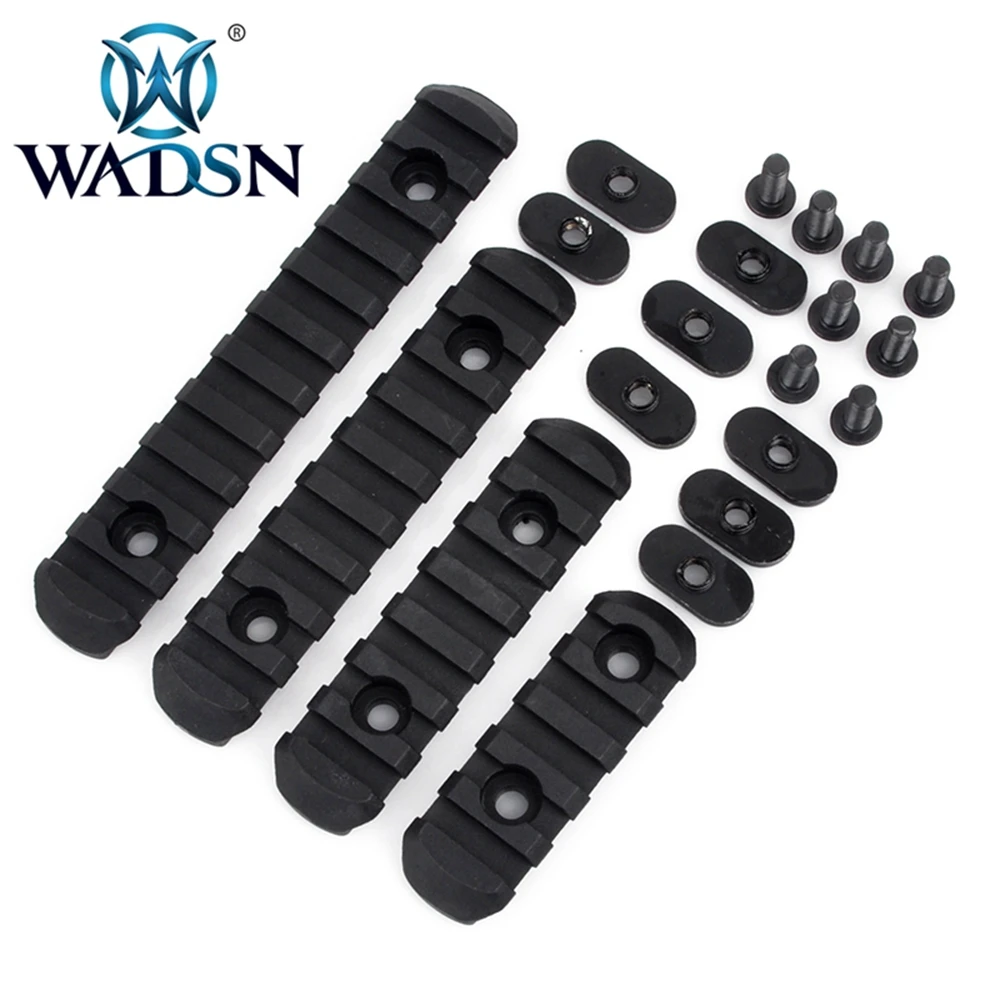 

WADSN Softail MP MOE Polymer Picatinny Rail Sections Kit 5/7/9/11 Slots AR 15 Rifle Handguard 20mm Rails Set Hunting Accessories