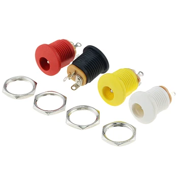 

10PCS DC022 DC Power Socket With Nut Round Socket DC-022 Socket 5.5 * 2.1 5.5 * 2.5mm Diameter 12MM