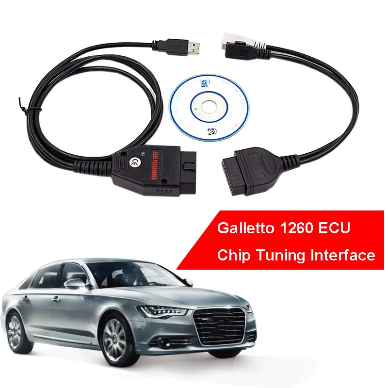 Профессиональный Galletto 1260 ECU чип Тюнинг инструмент EOBD/OBD2/OBDII Flasher Galleto 1260 ECU Flasher программист сканер