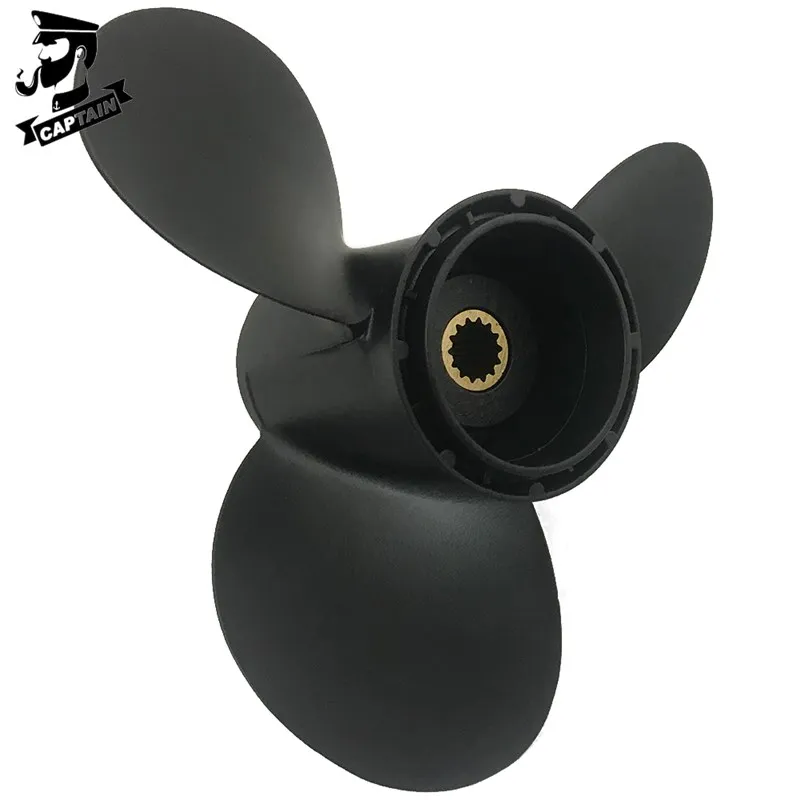 Captain Propeller 10 1/4x15 Fit Evinrude&Johnson Outboard Engine ETEC 15HP 20HP 25HP 30HP 35HP 14 Tooth Spline RH 763486