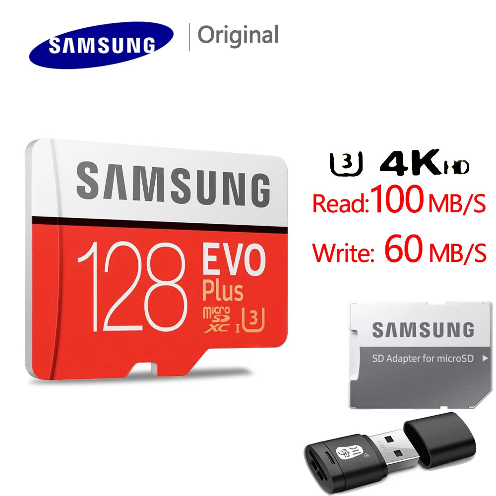 SAMSUNG U3 Micro SD 128GB 32GB 64GB 256GB Micro SD Card SD/TF Flash Card Memory Card 32 64 128 gb microSD for Phone